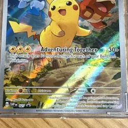 Pikachu - 027 Pokemon Paldea Evolved ETB Promo Card - Image 5