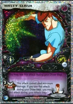 Yu Yu Hakusho TCG CCG Hasty Slash U22 Exile 1st Edition Card NM Uber Rare - Image 1