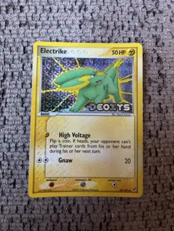 2005 Pokemon EX Deoxys #59 Electrike Reverse Holo NM Rare Vintage Card STAMPED - Image 1