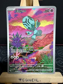 Elgyem 120/086 - Pokemon TCG Black Bolt Card - Illustration RARE - EN/NM - Image 1