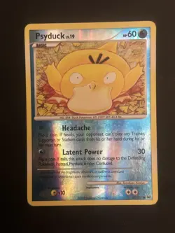 POKEMON Psyduck - 2009 Platinum 87/127 - Reverse Holo - Light Play - Image 1