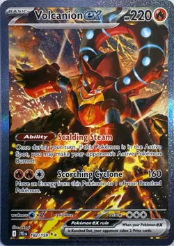 Volcanion ex 182/159 Special Illustration Rare Journey Together Pokemon NM - Image 1