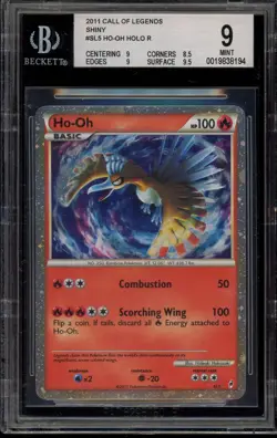 Pokemon Ho-Oh Call of Legends Shiny Holo Rare #SL5 BGS 9 Mint - Image 1