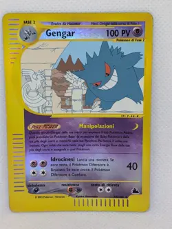 Gengar 10/144 Skyridge Reverse Holo Ultra Rare Pokemon TCG Nintendo ITALIAN LP - Image 1