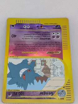 Gengar 10/144 Skyridge Reverse Holo Ultra Rare Pokemon TCG Nintendo ITALIAN LP - Image 4