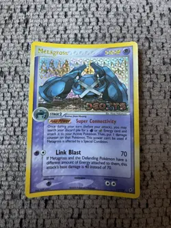 2005 Pokemon EX Deoxys #11 Metagross Reverse Holo NM Rare Vintage Card STAMPED - Image 1