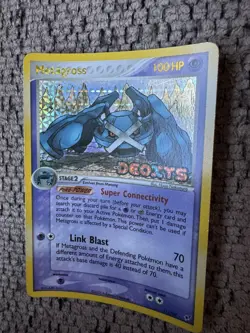 2005 Pokemon EX Deoxys #11 Metagross Reverse Holo NM Rare Vintage Card STAMPED - Image 2
