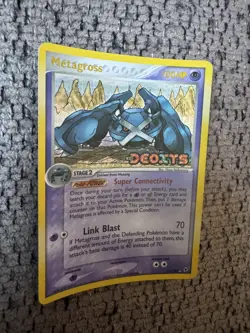 2005 Pokemon EX Deoxys #11 Metagross Reverse Holo NM Rare Vintage Card STAMPED - Image 3