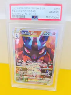2023 Pokemon Lucario Crown Zenith Etb Psa 10 Swsh 291 - Image 3