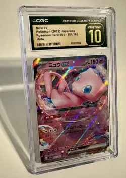 Mew ex ✨ Double Rare Holo CGC Pristine 10 151/165 sv2a Japanese Pokemon TCG - Image 2