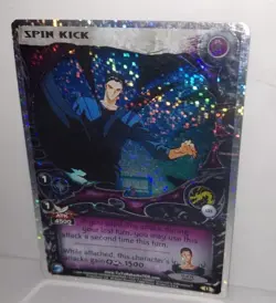 Yu Yu Hakusho Spin Kick Speckles Foil Card U23 1st Edition Exile Uber Rare - Image 3
