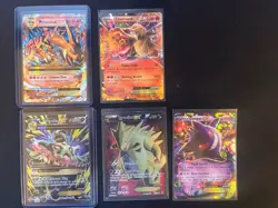 Pokemon Full Art Lot! M Charizard, M Tyranitar, Gengar Ex - Image 1