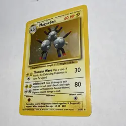 Pokemon Magneton 9/102 Base Set Holo - NM - Vintage WOTC Holo Rare Very Clean - Image 3