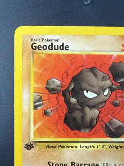 Pokemon TCG - Geodude 47/62 Common Fossil 1st Edition - Image 2