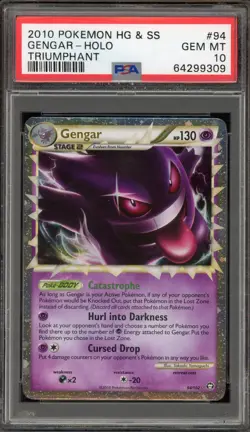 Pokemon Gengar Prime Triumphant Holo Ultra Rare #94 PSA 10 Gem Mint - Image 1