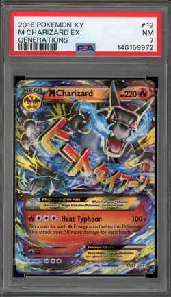 Pokemon M Charizard EX XY Generations Holo Rare #12 PSA 7 - Image 1
