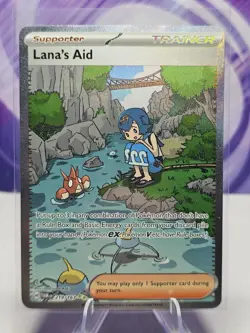 TCG LANA's AID 219/167 Twilight Masquerade Special Illustration POKEMON RARE NM - Image 1