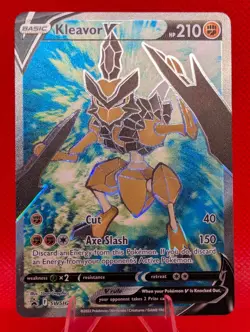 KLEAVOR V (FULL ART) SWSH248 HOLO SWORD & SHIELD PROMO POKEMON NM/M - Image 1