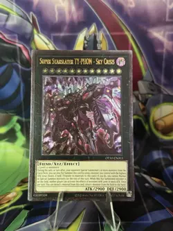 Yugioh Super Starslayer Ty-Phon Sky Crisis OP30-EN003 ULTIMATE RARE LP - Image 1