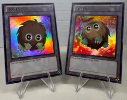 Yu-Gi-Oh! Token LC03-EN006 & LC03-EN007 Limited Edition Kuriboh Token Pair NM/LP - Image 1