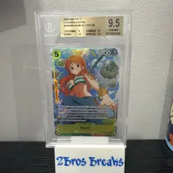 2025 ONE PIECE JAPANESE HEROINES EDITION NAMI ALT ART EB03-053 BGS 9.5 - Image 1