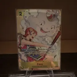 Namco Zeus Alternate Art Foil OP11-106 A Fist of Divine Speed Rare 2000 Power - Image 1