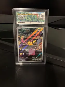Pikachu 173/165 Sv2a: Pokemon Card 151 Holo Ace Graded 10 (Japanese) - Image 1