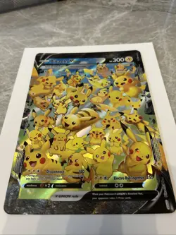 Pikachu V Union SWSH141 Holo Ultra Rare JUMBO Black Star Promo Pokemon Cards NM - Image 1