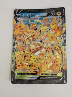 Pikachu V Union SWSH141 Holo Ultra Rare JUMBO Black Star Promo Pokemon Cards NM - Image 1
