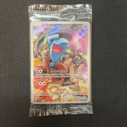Team Rocket's Wobbuffet 203 Sv: Scarlet & Violet SEALED PROMO Pokemon Card - Image 1