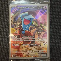 Team Rocket's Wobbuffet 203 Sv: Scarlet & Violet SEALED PROMO Pokemon Card - Image 2
