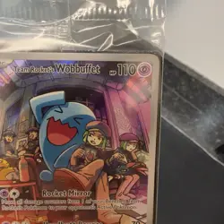 Team Rocket's Wobbuffet 203 Sv: Scarlet & Violet SEALED PROMO Pokemon Card - Image 5