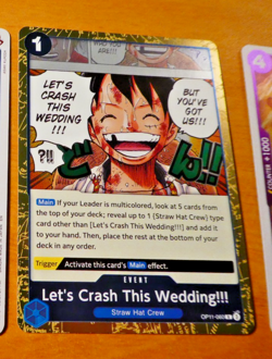 ONE PIECE ENGLISH CARD GAME RARE HOLO CARTE CARTE OP11-060 R EN NM - Image 1