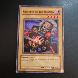 Sorcerer Of The Doomed SDY-038 Yu-Gi-Oh! Card Moderate Play Unlimited - Image 1