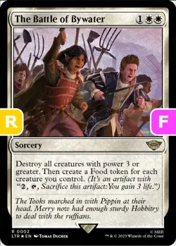 MTG The Battle of Bywater Lord of the Rings Rare Sorcery NM - Foil - Image 1