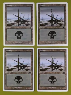 Swamp (339) x4 Classic Sixth Edition 6th 4x Magic the Gathering MTG - Image 1