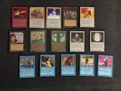 Lot 15 Beta Cards Nm Ex+ Ex 1993 MTG Vintage old school magic !!! - Image 1