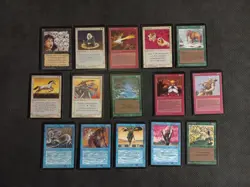 Lot 15 Beta Cards NM Ex+- 1993 MTG Vintage old school magic !!! - Image 1