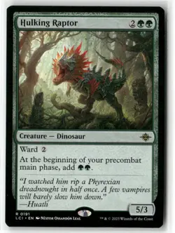 Hulking Raptor MTG LCI Magic NM Regular - Image 1