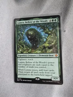 Lumra, Bellow of the Woods #183 Pack Fresh Bloomburrow BLB Magic MTG Mythic Rare - Image 1