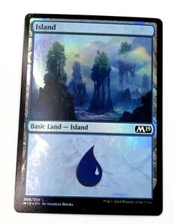 MTG Mountain Island Plains Forrest & Swamp Core 2018 Regular Land Promo Foil - Image 3