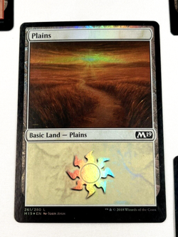 MTG Mountain Island Plains Forrest & Swamp Core 2018 Regular Land Promo Foil - Image 5