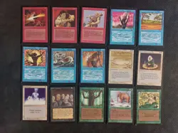 Lot 15 Beta Cards 1993 MTG Vintage old school magic Magic the gathering !!! - Image 1