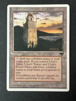 MTG Chronicles # Urza's Tower (Shore) Land LP - Image 1