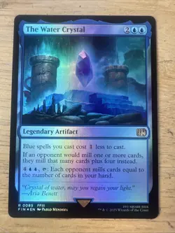 The Water Crystal #85 FOIL Rare - MTG Final Fantasy FIN Legendary Artifact - NM - Image 1