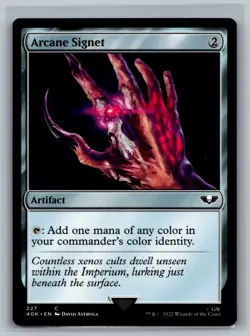Magic MTG Universes Beyond: Warhammer 40,000 Arcane Signet #227 TCG CCG 40k - Image 1