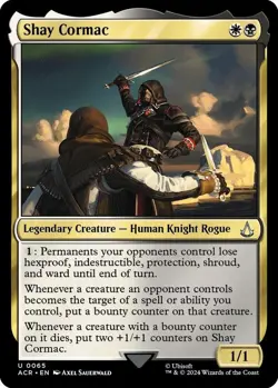 NM Shay Cormac, MTG, Assassin's Creed, Magic the Gathering, 65 - Image 1
