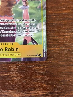 Nico Robin Alternate Art Foil OP15-109 Adventure on Kami's Island One Piece - Image 4