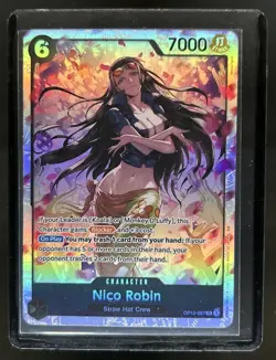2025 One Piece Legacy of the Master Nico Robin Super Rare #OP12-087 - Image 1