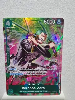 ONE PIECE ZORO OP15 TR ENG - OP13-037 Roronoa Zoro Treasure Rare OP-15 - Image 1